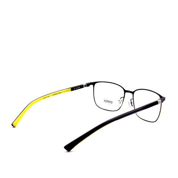 NEW STARCK EYES SH2028-M BLACK YELLOW AUTHENTIC EYEGLASSES FRAME - Picture 9 of 10